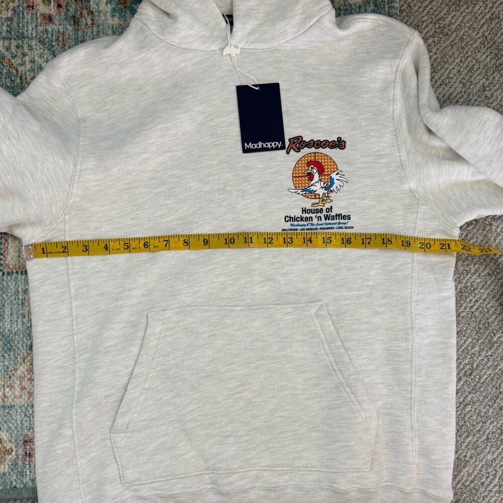 Madhappy Hoodie Sweatshirt Roscoe’s Collab Size XS Oversize NWT Streetwear Grail - Picture 10 of 13